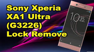 Turn on the phone whithout sim card 2. Sony Xperia Xa1 Ultra G3226 Lock Remove Youtube