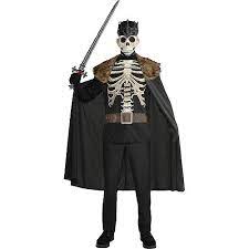 Make a diy tree topper this season! Adult Dark King Skeleton Costume Party City