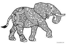 Birds animal mandala coloring pages. Free Printable Elephant Coloring Pages For Kids