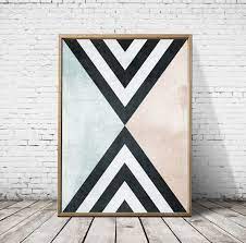 abstract poster abstracte prints kunst aan de muur van de etsy in 2021 abstract poster geometric art abstract wall art