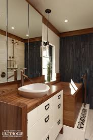 There are many bathroom vanity ideas that you can choose. Custom Teak Wood Vanity Top For A Bathroom In Washington Dc
