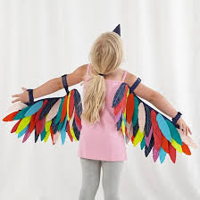 Homemade Bird Costume For Kids This Concept With Streamers For My Super Secret Halloween Costume For Baby Bird Wings Costume Diy Costumes Kids Bird Costume Kids