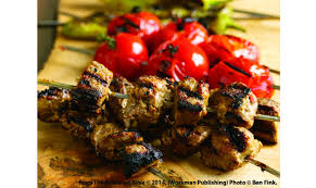 This kabob is usually grilled over hot coals and is served in fancy restaurants and clubs, as well as in the little shacks scattered in any given recreation park. The Real Turkish Shish Kebab Recipe Barbecuebible Com