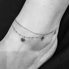 A lot of different styles and variations can be seen in this type of tat theme. Ankle Bracelet Tattoos To Make Your Legs Look Graceful Ankle Bracelet Tattoo Tattoo Bracelet Wrist Tattoos For Women
