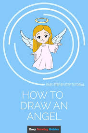 How To Draw An Angel In A Few Easy Steps Easy Drawing Guides Angel Drawing Easy Angel Drawing Easy Drawings