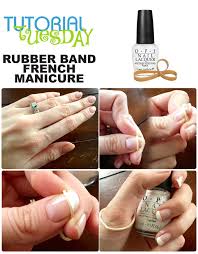 Diy nail arthow to paint your nails at home! Tutorial Tuesday Diy French Manicure The Beauty Blog French Manicures Diy Diy Manicure French Manicure