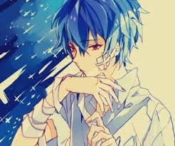 Anime Boy With Blue Hair Anime Cute Anime Boy Anime Boy