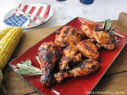 Pounding it to an even thickness, brining, and grilling it over a high, direct heat will help prevent overdrying. Memorial Day Bbq Buttermilk Sage Brined Chicken Foodie For Two