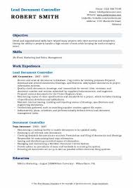 Creating a document controller resume from scratch can be a challenging task, but you. Document Controller Resume Samples Qwikresume