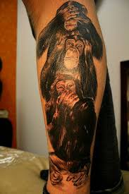 не вижу зла не слышу зла не говорю зла Three Wise Monkeys Monkey Tattoos Sleeve Tattoos Three Wise Monkeys