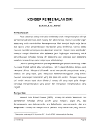 Pdf Konsep Pengenalan Diri