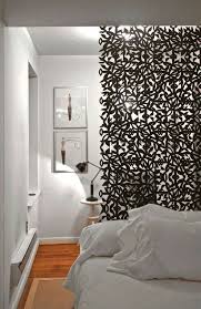 Hanging Room Dividers Privacy Screens Decorative Screen In Leaf Pattern Separate Bedroom In Open Space Fabric Room Dividers Room Divider Room Divider Walls