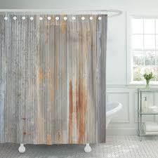 Great savings & free delivery / collection on many items. Pknmt Gray Iron Rusty Weathered Looking Piece Corrugated Metal Old Sheet Rustic Bathroom Shower Curtain 66x72 Inch Walmart Com Walmart Com
