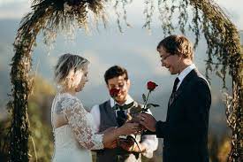 Our Microwedding Rose Ceremony Complete With Gender Neutral Ceremony Script Offbeat Bride In 2021 Offbeat Bride Wedding Script Unity Ceremony