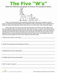 You can find the exercises at the bottom of the page. Wh Questions Worksheet Education Com