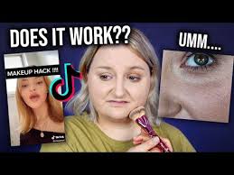 Testing A Viral Tik Tok Makeup Hack Uhh Does It Work Youtube