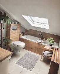 Vessel sinks sit on a minimalist an attic bedroom and bathroom combined. 560 Ideas For The Attic Bathroom In 2021 Attic Bathroom Loft Bathroom Bathroom Design