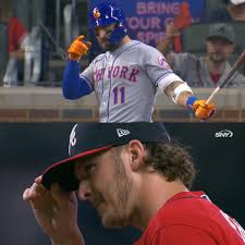 Kevin Pillar and Jacob Webb tipped their caps to each other tonight as it  was their first meeting since Webb hit Pillar in the face with a fastball  back in May. Pretty