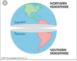 This is the reason why air in the southern hemisphere travels through pressure systems with a slight bend to the left, while air in the northern hemisphere will travel through the systems with a slight bend right. Which Imaginary Line Divides The Earth Into Two Hemispheres Brainly In