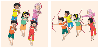 Beberapa tarian yang menggunakan pola lantai horizontal yaitu tari indang dari sumatera barat dan tari saman dari aceh yang melambangkan antara ikatan manusia satu dengan manusia yang lain. Contoh Tari Yang Menggunakan Pola Lantai Diagonal Barisan Contoh