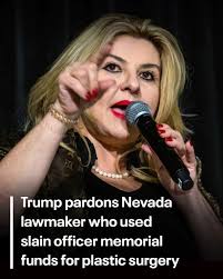 Taking funds meant for a slain officers memorial and using it for your  personal cosmetic surgery… Why not?