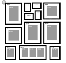 Pin By Ana Raquel On Home Gallery Wall Layout Frame Wall Collage Photo Wall Decor