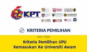 Bil program pengajian tempoh pengajian minimum. Kriteria Pemilihan Upu Kemasukan Ke Universiti Awam Info Upu