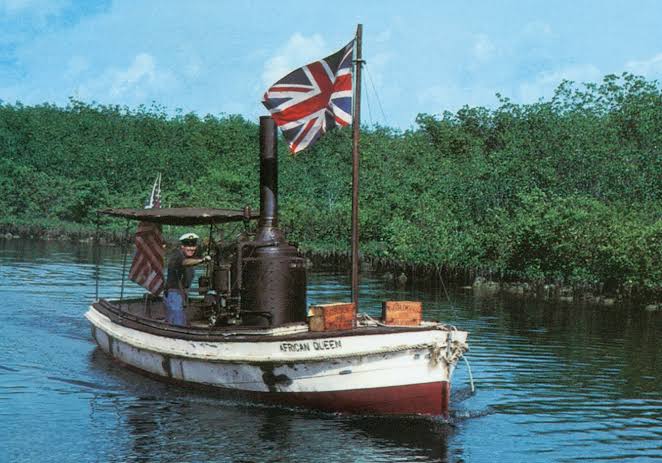 African Queen steamship in Key Largo canals