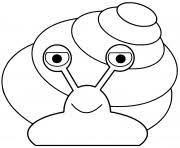 Une fois transformé, pikachu aidera sacha à combattre et capturer les autres pokémons à l'aide d'une pokéball. Coloriage Escargot Dessin Escargot Sur Coloriage Info