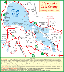 Get the location map of clear lake in california. Maps