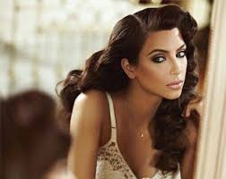 50 Best Kim Kardashian Hairstyles Old Hollywood Hair Hollywood Hair Kim Kardashian Hair