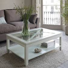 Square Glass White Wooden Coffee Table On Top Contemporary Modern Simple Mandara Minimalist Stained Va White Glass Coffee Table Coffee Table Coffee Table White