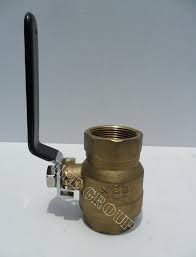 New 1.25" BRASS ball valve full flow gate valve vinyl handle ...