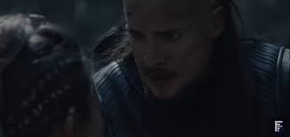 Tender moments between characters in the scene