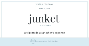 Word Of The Day Junket Words Cool Words Aesthetic Words