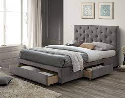 Great bed frametiffanythis bed frame is the perfect height and color for our room, and the drawers underneath have really nice the bed frame was greatmemethe bed frame was great5. Moonset Grey Marl King Size Bed Frame With 3 Drawers