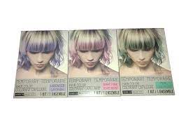Coloring sprays, chalks, shadows or balms from hairdressing brands l'oreal, schwarzkopf > wash out hair colors. Three Pack Of Comb In Temporary Hair Color Kit Includes A Color Pack And A Comb Lavender Baby Pink Teal Fun Hair Colors Without The Commitment Washes Out With Shampoo Perfect For The Summer Beauty Amazon Com