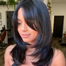 Medium Length Straight Brown Blonde Synthetic Wigs