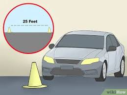 As you get better and better and more comfortable with parallel parking, you can move the cones in and narrow the space that you're going to park into. How To Pass The Texas Driving Test 15 Steps With Pictures