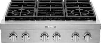 gas cooktop stainless steel