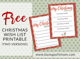 Create & share gift idea lists in a private, online family group. Christmas Wish List Template Free Printable Las Vegas Fit Mom