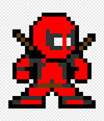 Pixel art licorne / facile à réaliser. Deadpool Deathstroke Pixel Art Dibujo Grupo De 8 Bolas Texto Piscina De 8 Bolas Rojo Png Pngwing