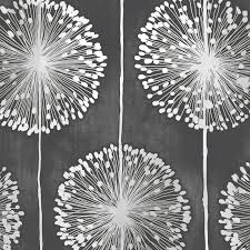 Are you searching for black dandelion png images or vector? Muriva Dandelion Floral Black Wallpaper J04219