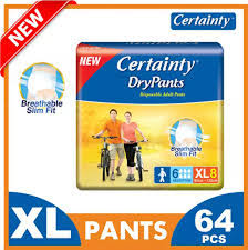 Antara cara untuk memghargai warga tua yang banyak berjasa. 2 Pack Certainty Dry Pants Adult Diapers M11 L9 Xl8 Lampin Orang Dewasa Warga Tua Lazada