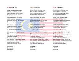 Penciptaan lagu juga bagi memperingati identiti bendera serta menyeru untuk dikibarkan bendera tersebut dengan megahnya. Lirik Lagu Jalur Gemilang
