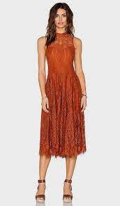 Image Result For Burnt Orange Dress With Lace Orange Lace Dress Burnt Orange Bridesmaid Dresses Orange Bridesmaid Dresses
