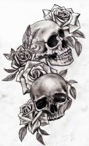 Pin By Alysha Lich On Tattoos Skull Rose Tattoos Skull Tattoo Design Tattoos