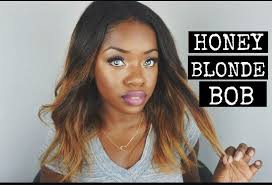 Black And Blonde Ombre Bob Honey Blonde Ombre Bob African American Weave Ombre Hair Blonde Honey Hair Faux Hair