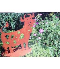 Ferrum Edelrost Kuh Mit Blume Lieselotte Klein Gr Ii 8 0128 Edelrost Gartendekoration Kuh