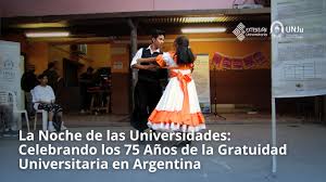 LA NOCHE DE LAS UNIVERSIDADES: CELEBRANDO 75 AÑOS DE LA GRATUIDAD –  Secretaria de Extensión Universitaria